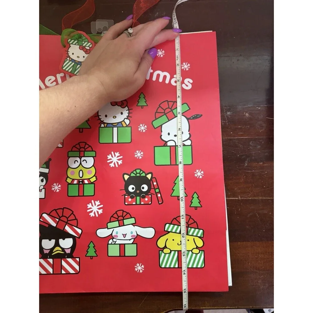 Hello Kitty Sanrio Christmas Gift Bags Set Of 3 Bags Hello Kitty And Friends